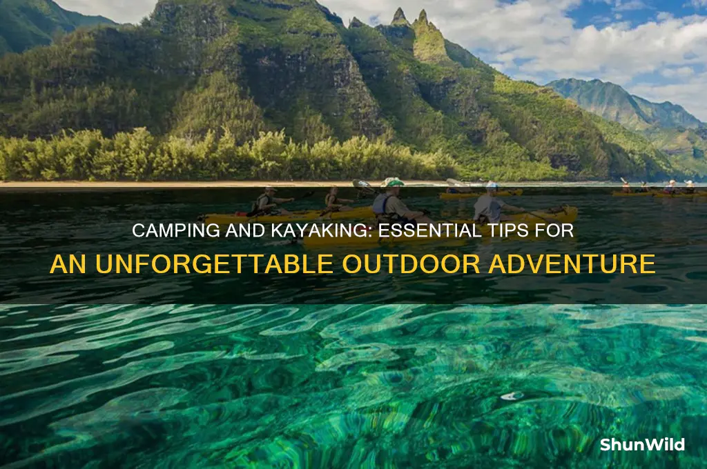 how to camp and kayak