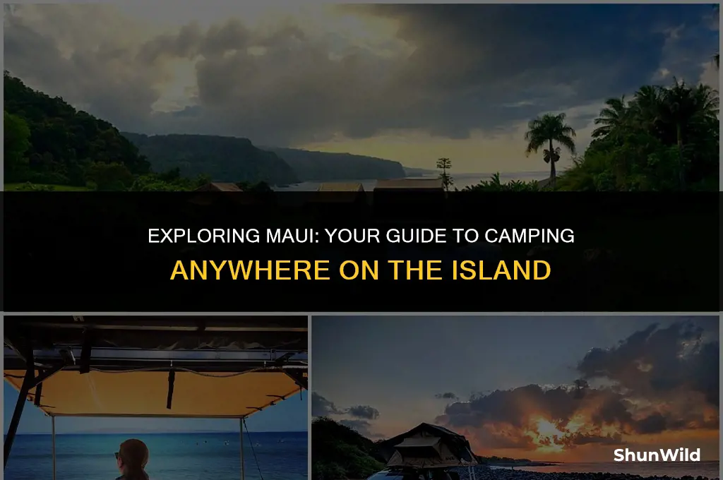 how to camp anywhere in maui