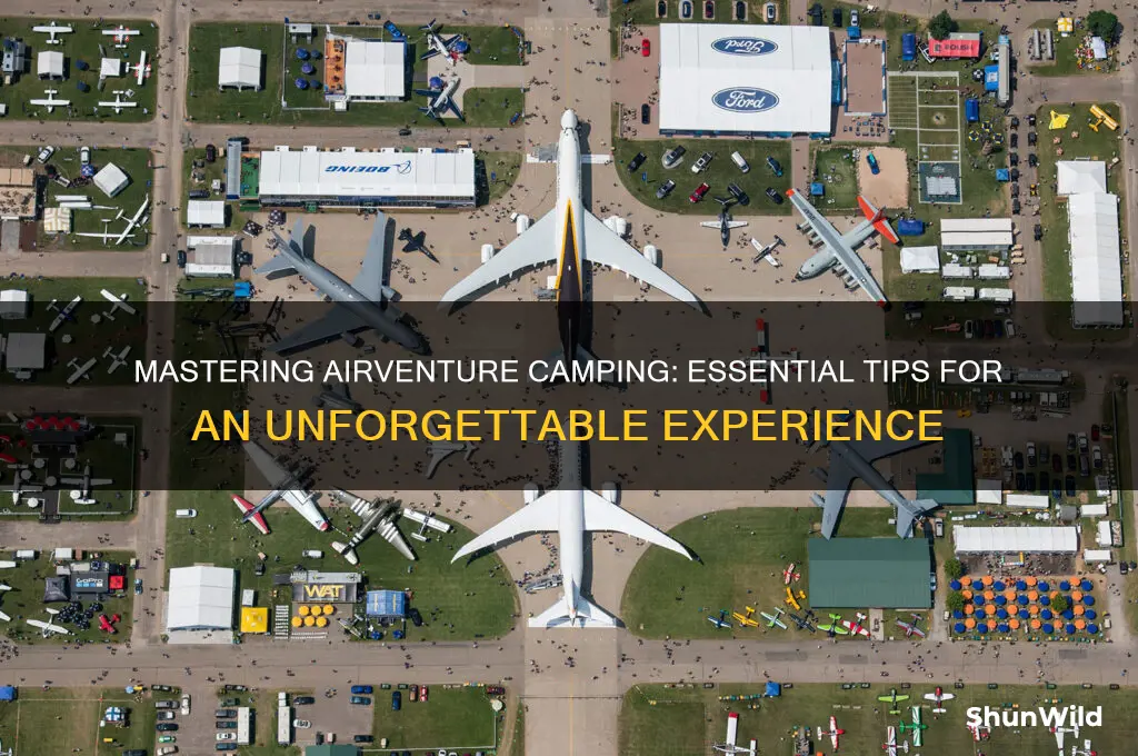 how to camp at airventure