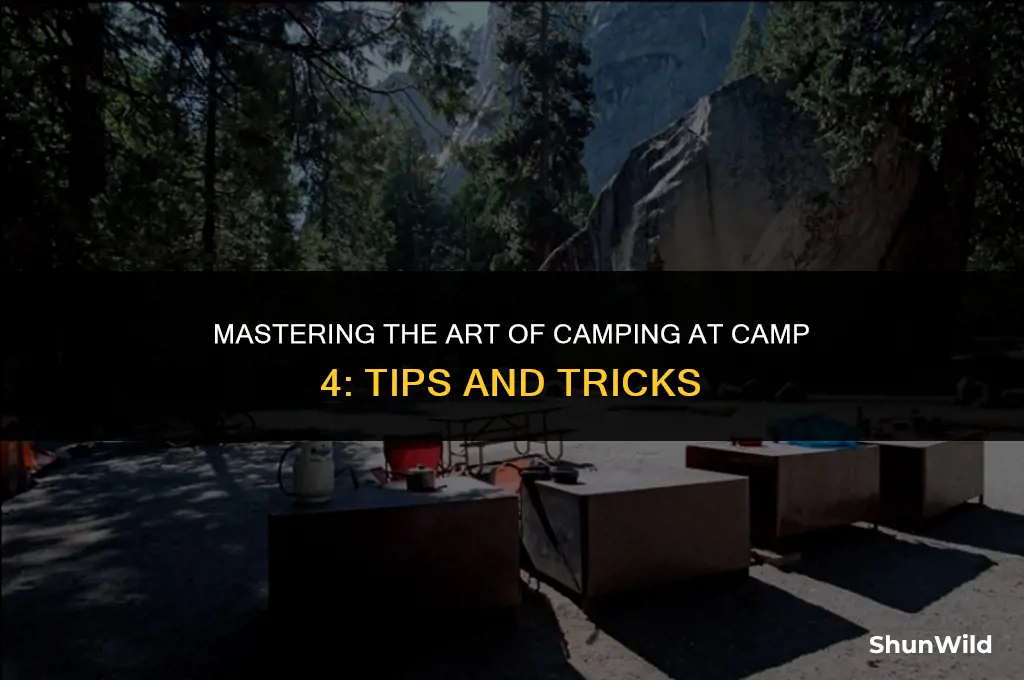 how to camp at camp 4