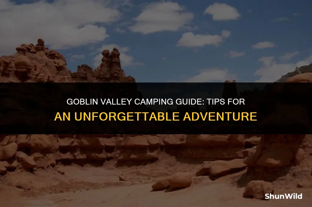 how to camp at goblin valley
