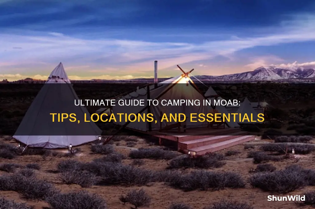 how to camp at moab