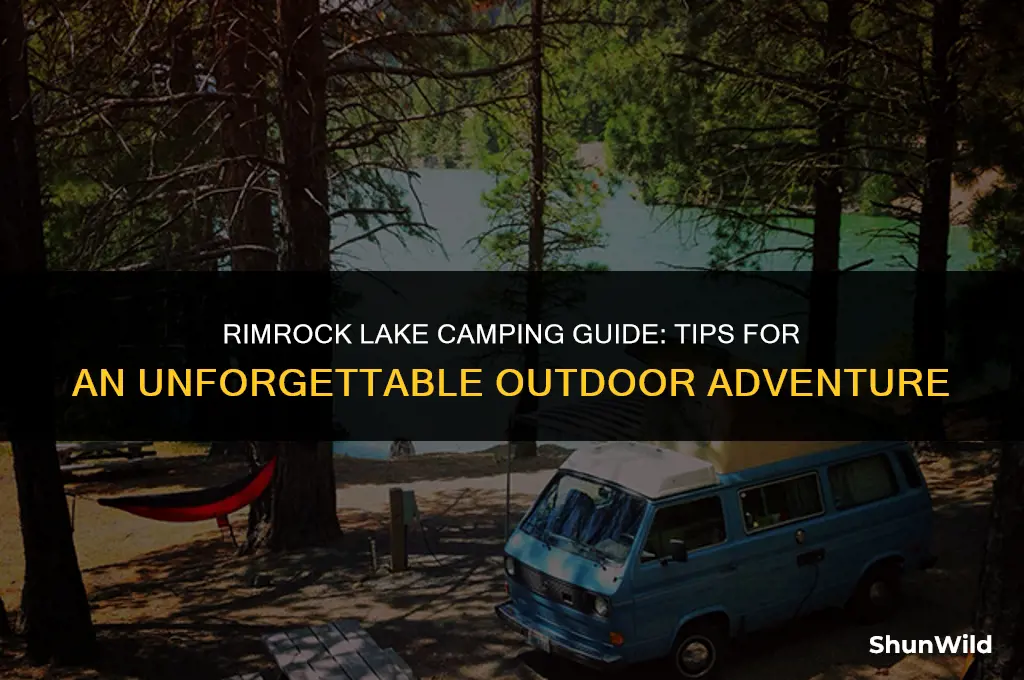how to camp at rimrock lake