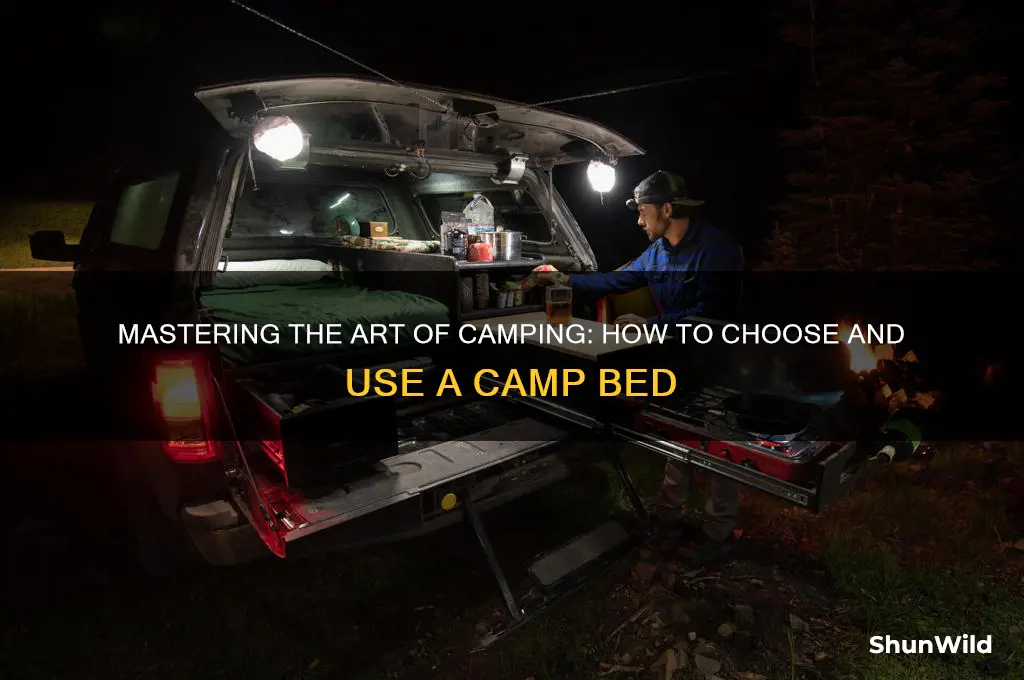 how to camp bed