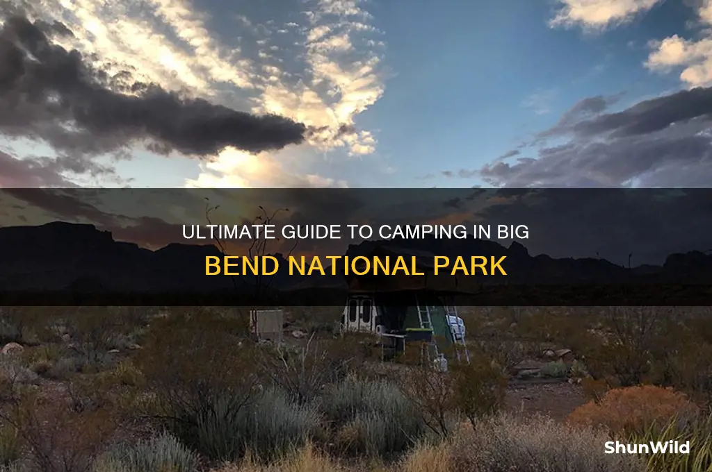 how to camp big bend
