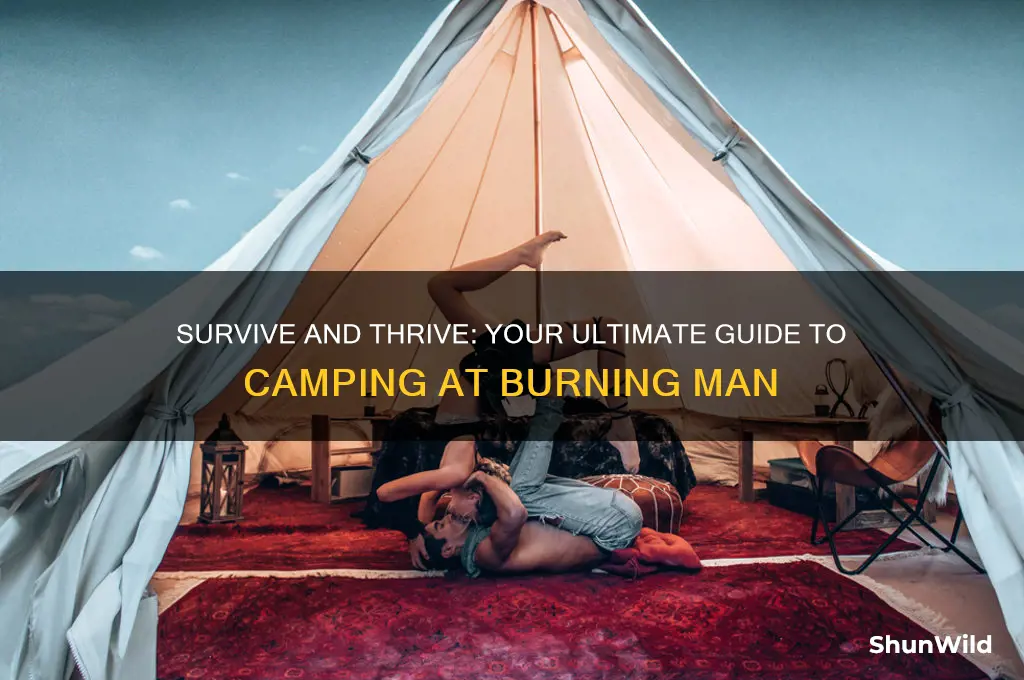 how to camp burning man