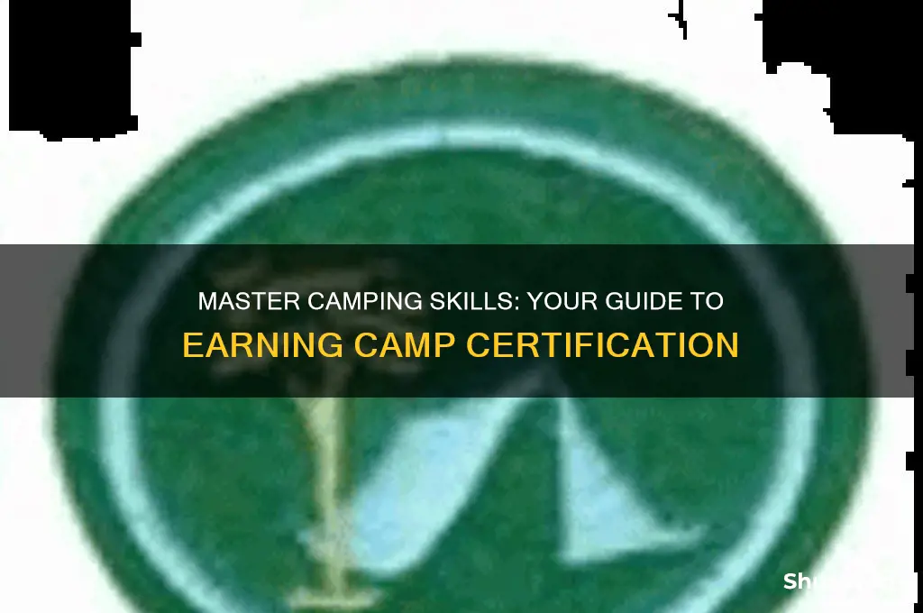 how to camp certification