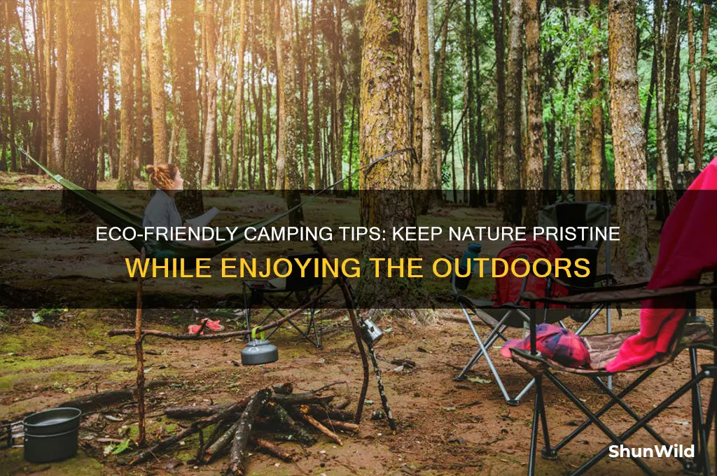 how to camp clean