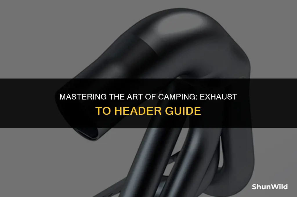 how to camp exhasust to header