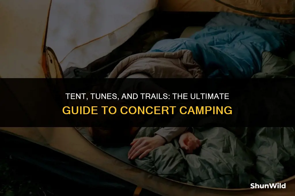 how to camp for a conert