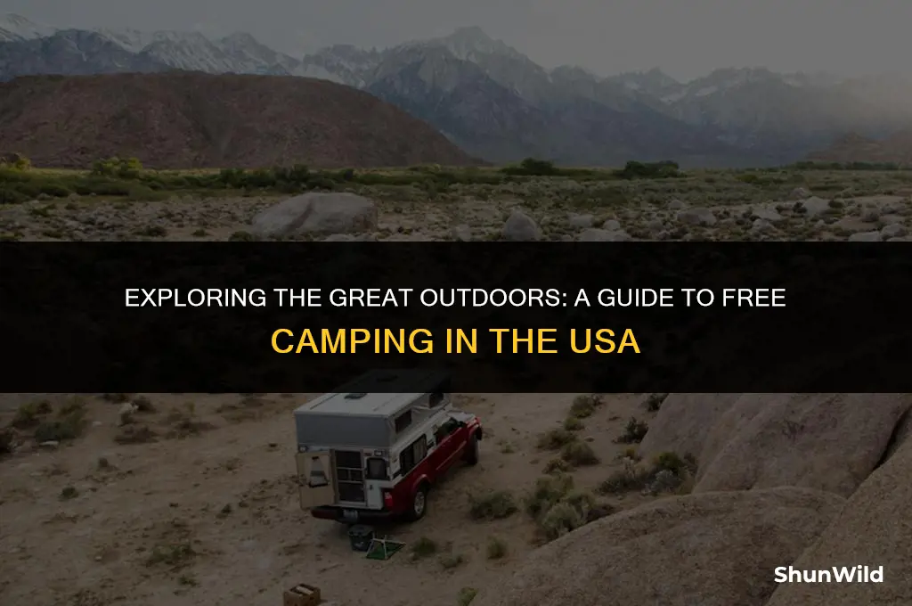 how to camp free in usa
