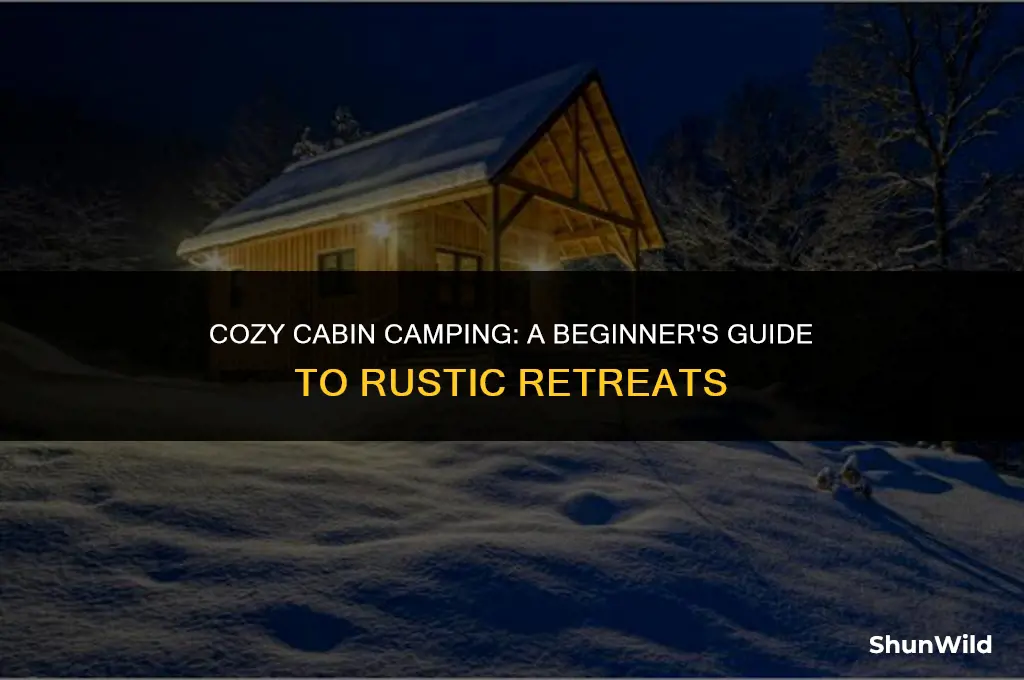 how to camp in a cabin