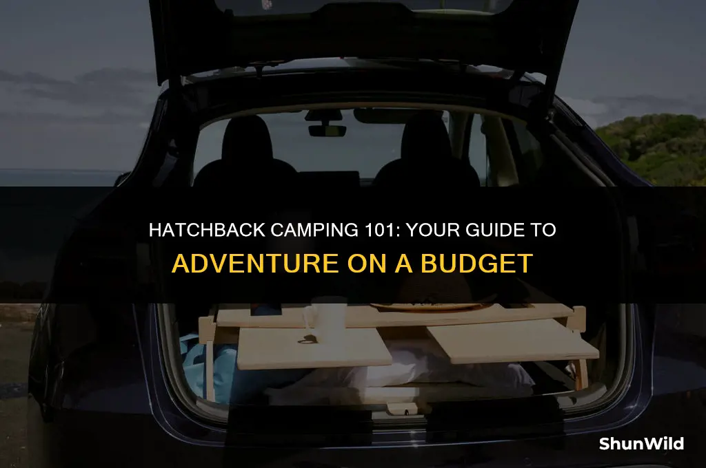 how to camp in a hatchback