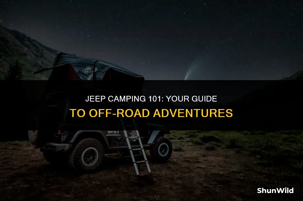 how to camp in a jeep