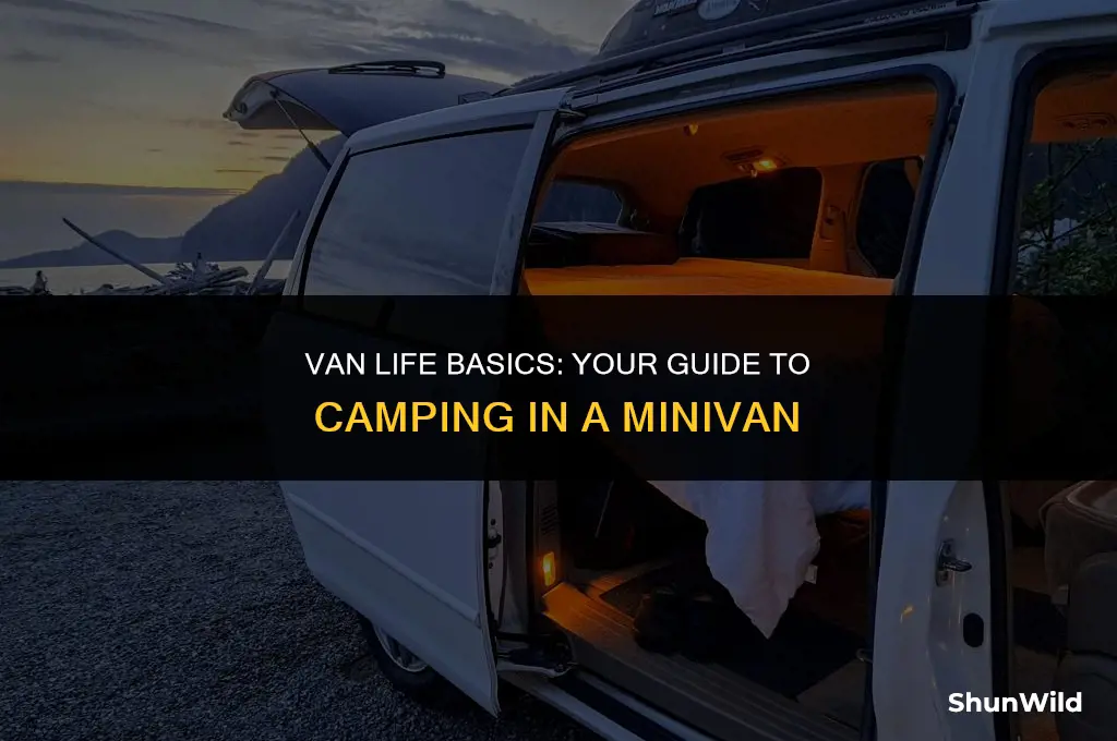 how to camp in a minivan