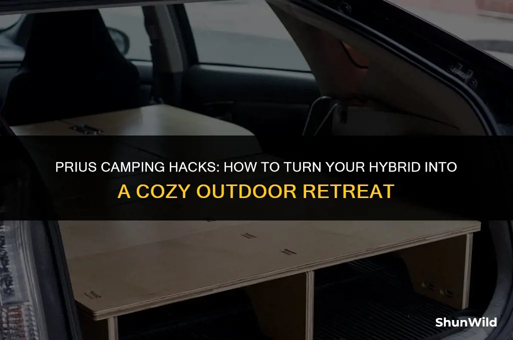 how to camp in a prius