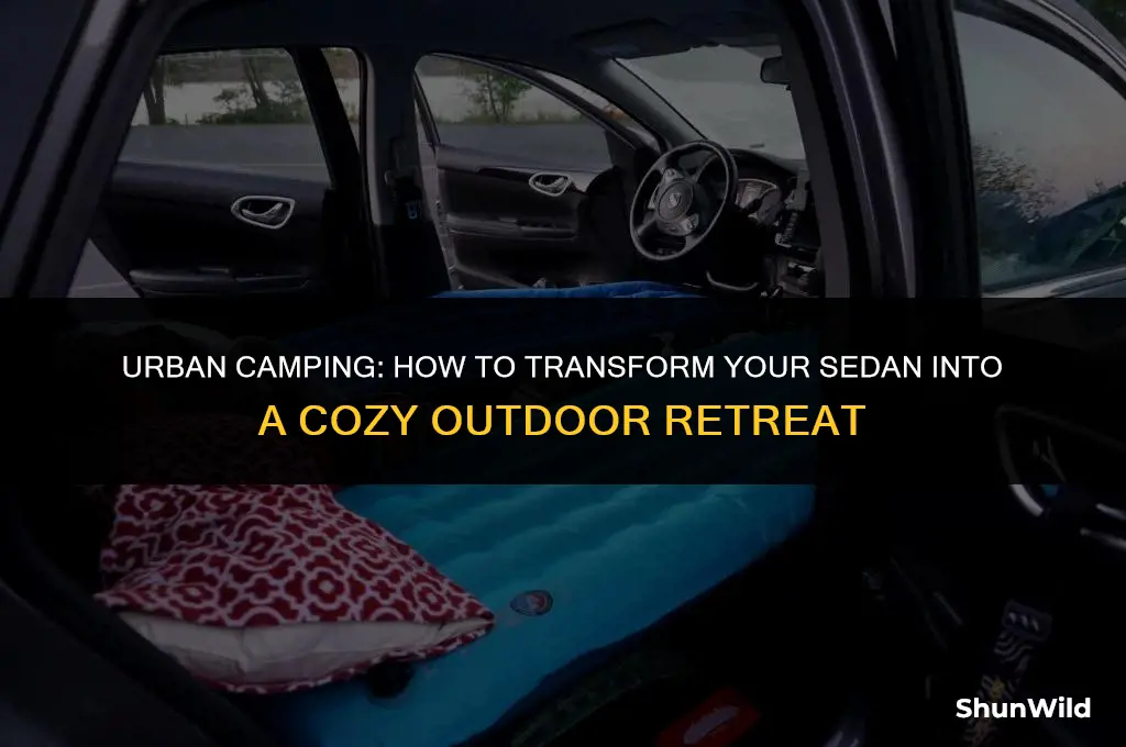 how to camp in a sedan