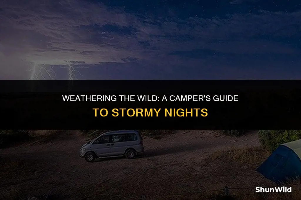 how to camp in a storm