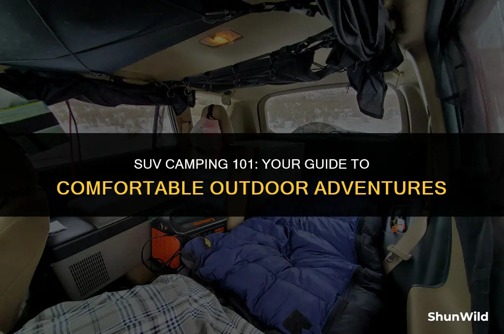 how to camp in a suv