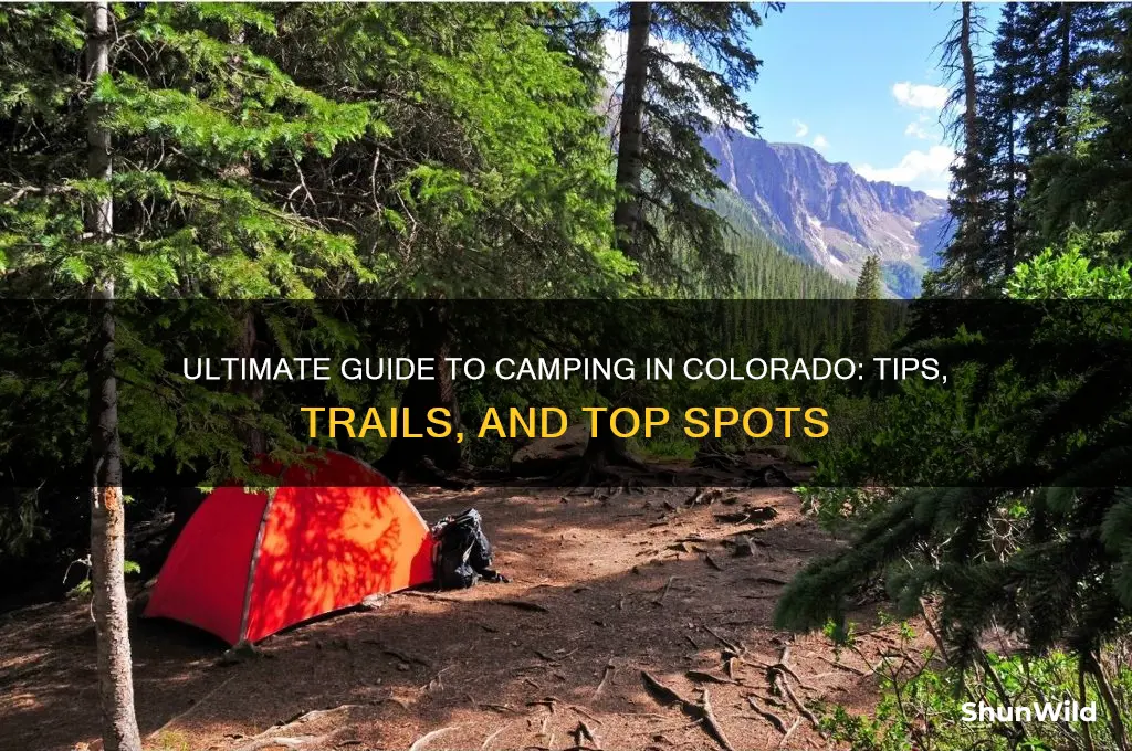 how to camp in colorado