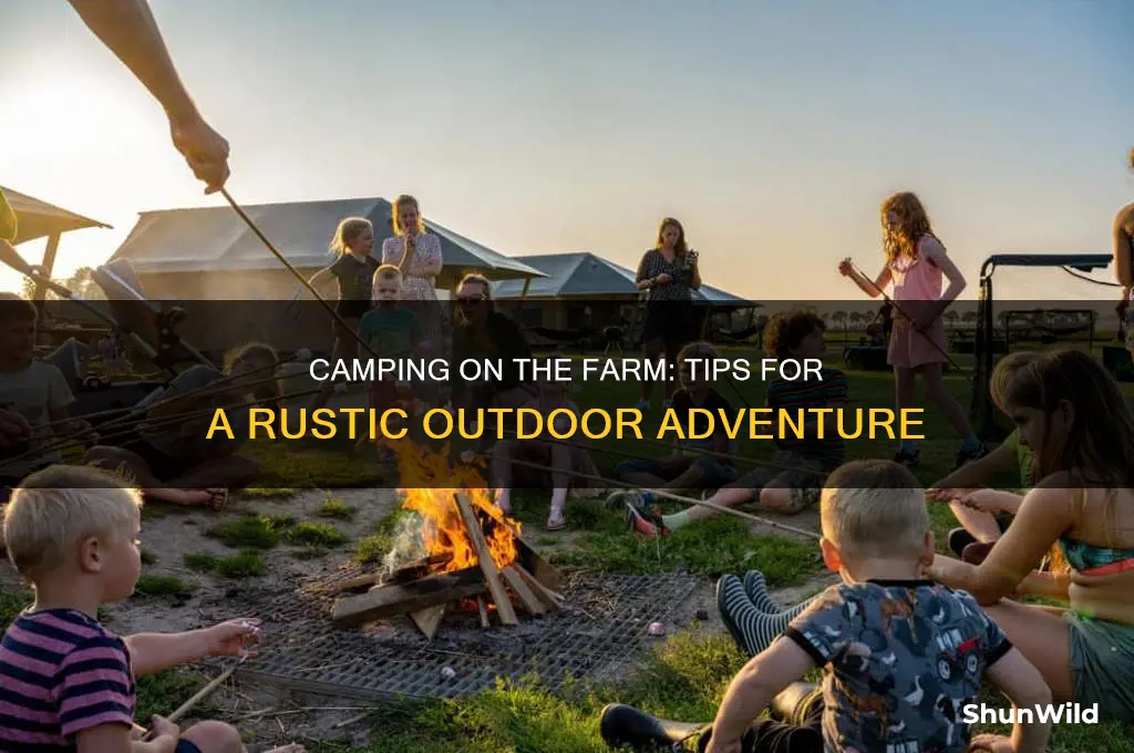 how to camp in farming