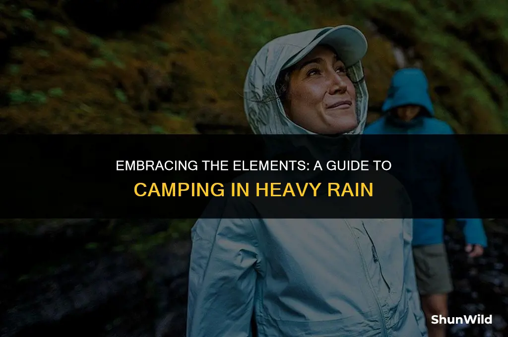 how to camp in heavy rain
