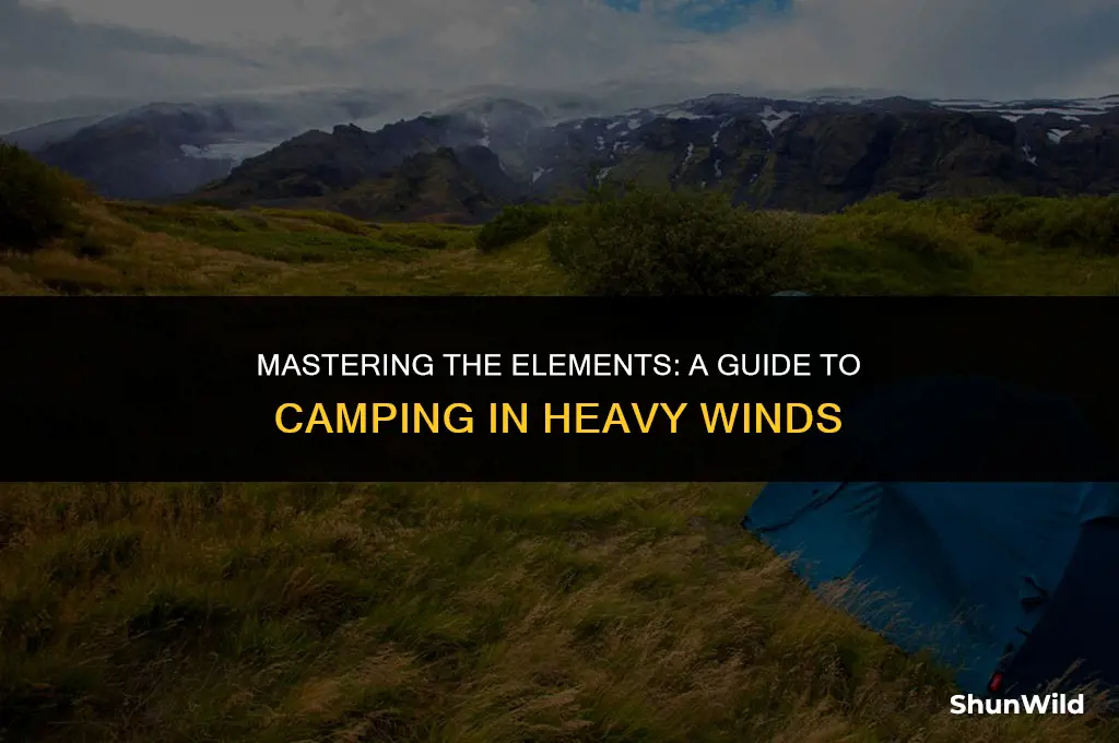how to camp in heavy wind