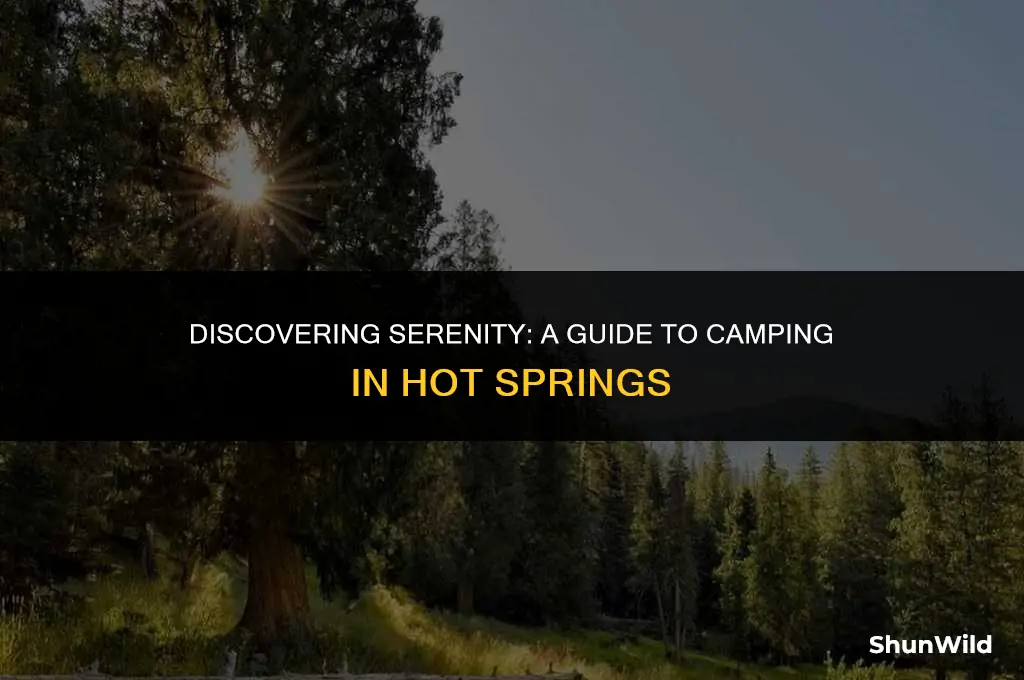 how to camp in hot springs