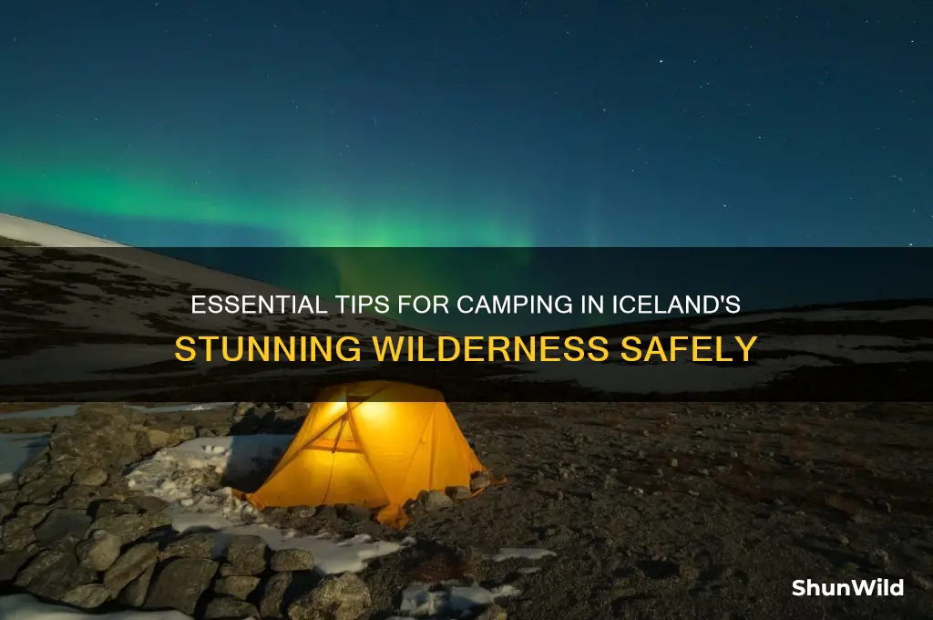 how to camp in iceland
