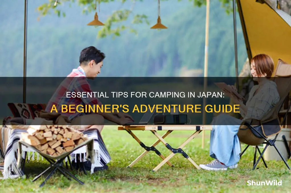 how to camp in japan