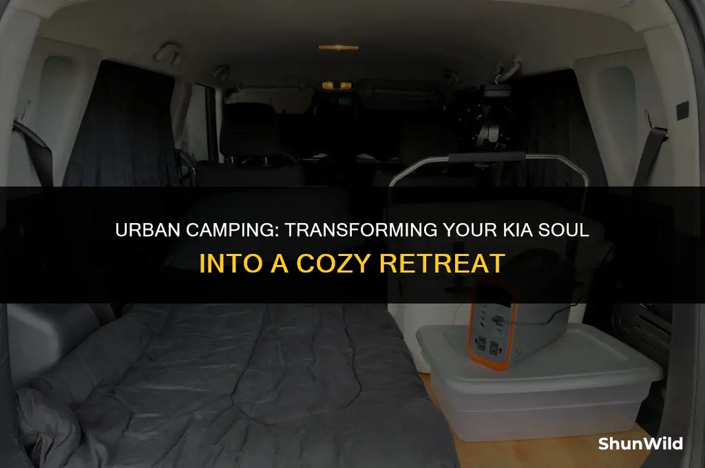 how to camp in kia soul