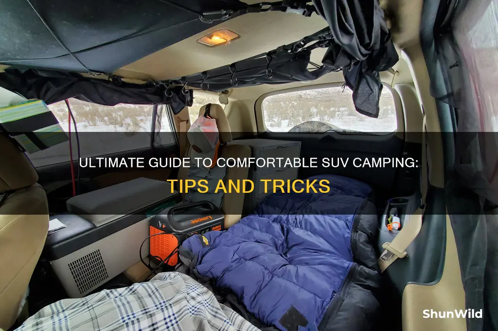 how to camp in suv
