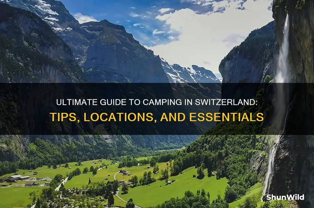 how to camp in switzerland