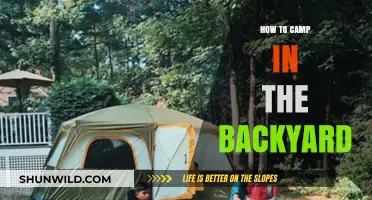 Backyard Camping Bliss: Transform Your Space into an Outdoor Oasis