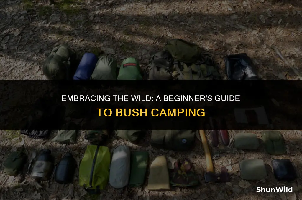 how to camp in the bush