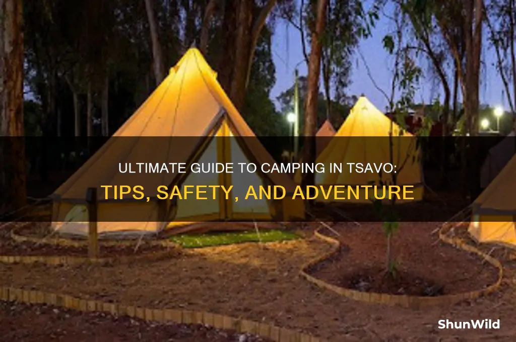 how to camp in tsavo
