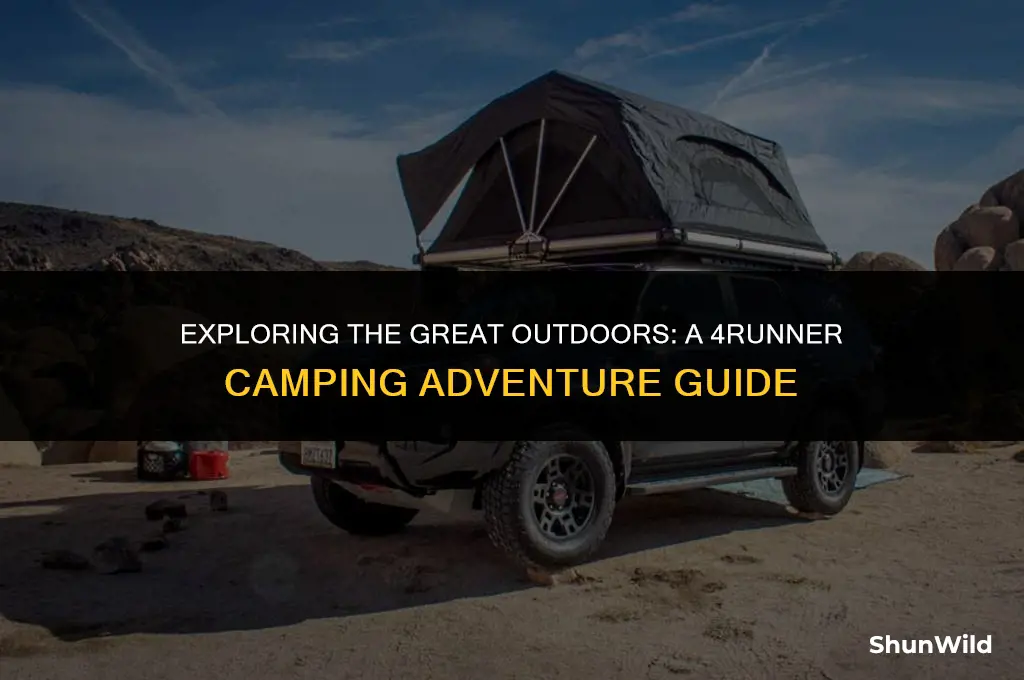 how to camp in your 4runner