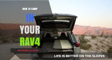 Exploring the Great Outdoors: A Guide to Camping in Your RAV4