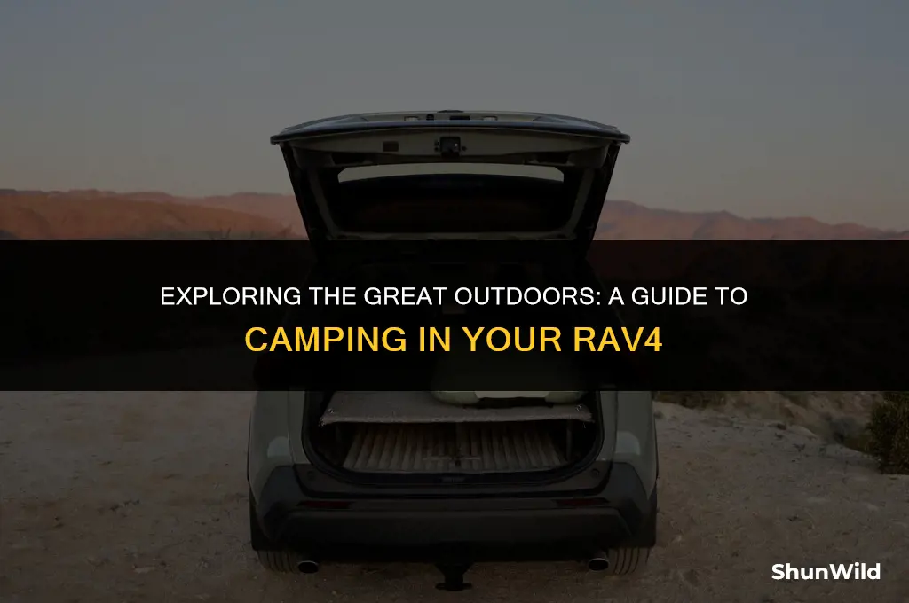 how to camp in your rav4
