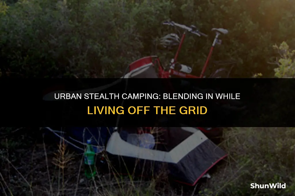 how to camp incognito in city