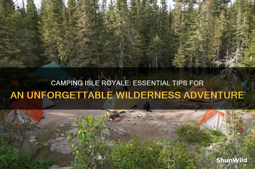 how to camp isle royale