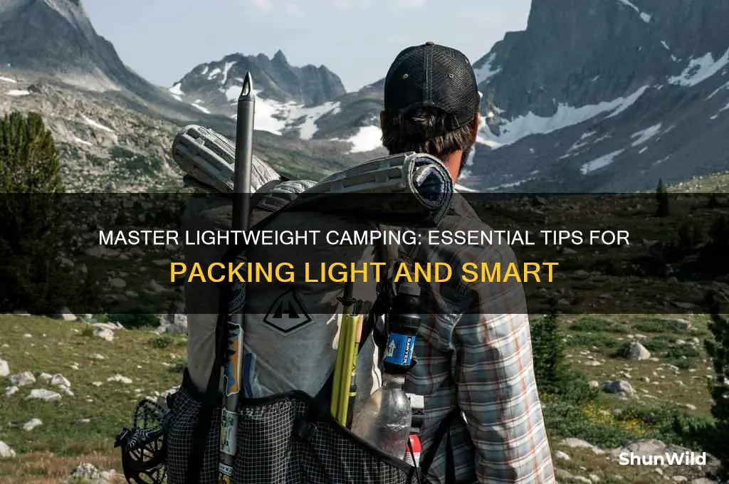 how to camp lightweight