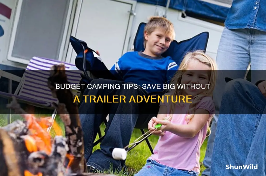 how to camp much cheaper than trailering