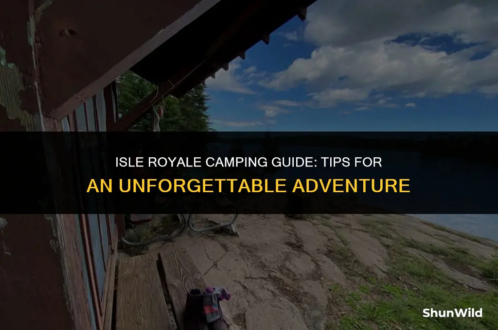 how to camp on isle royale