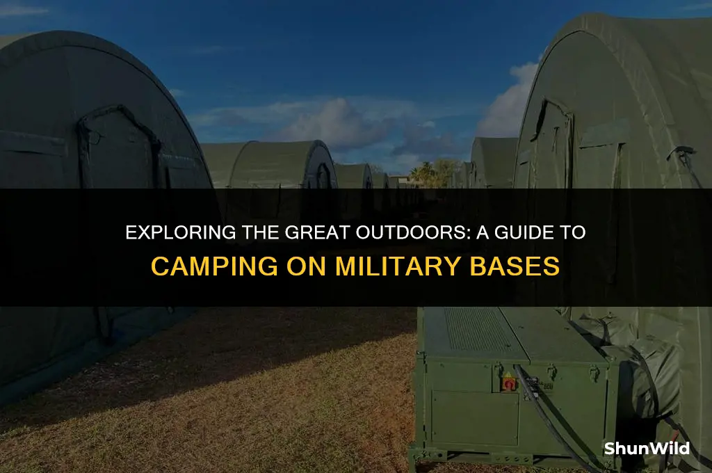 how to camp on military bases