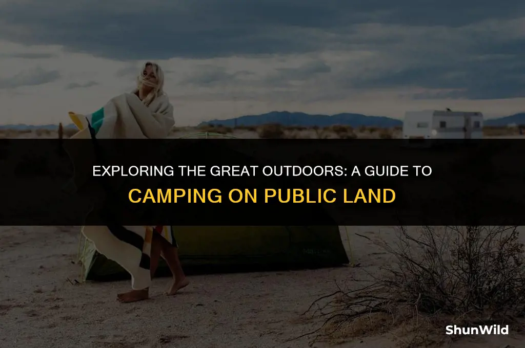 how to camp on public land