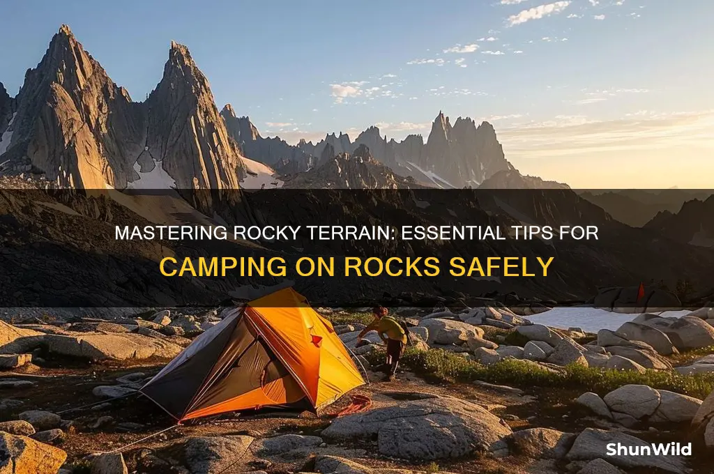 how to camp on rocks