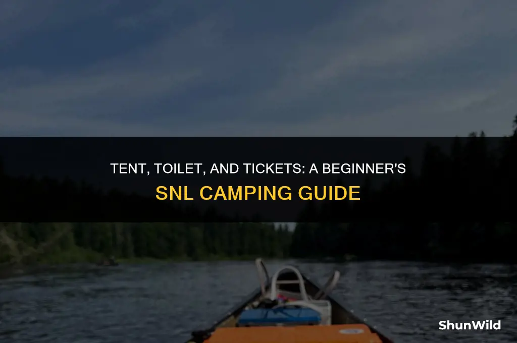 how to camp out for snl