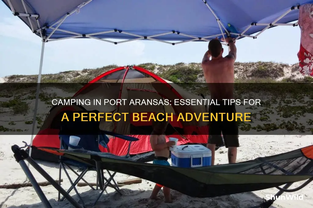 how to camp port aransas