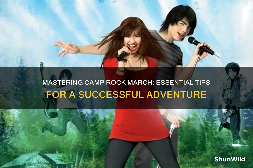 how to camp rock march